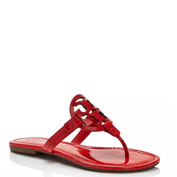Tory Burch Shoes - TORY BURCH MILLER NAPLAK SANDALS FLIP FLOPS SAMBA